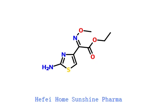 אתיל 2-(2-אמינותיאזול-4-yl)-2-מתוקסימינוצטט CAS 64485-88-7