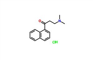 3- (דימתילאמינו) -1- (נפתלן-1-י"ל) PROPAN-1-ONE HYDROCHLORIDE CAS 5409-58-5